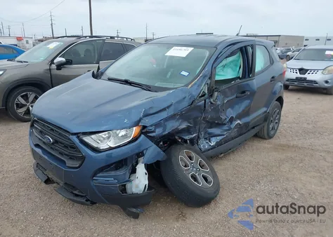 2022 Ford Ecosport S z USA, uszkodzony, nr VIN MAJ6S3FL2NC464734